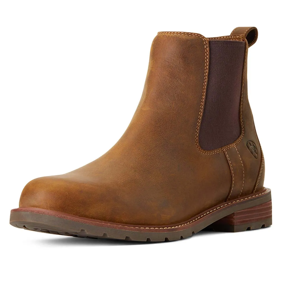 ARIAT Wexford Waterproof Chelsea Boots - Mens - Weathered Brown