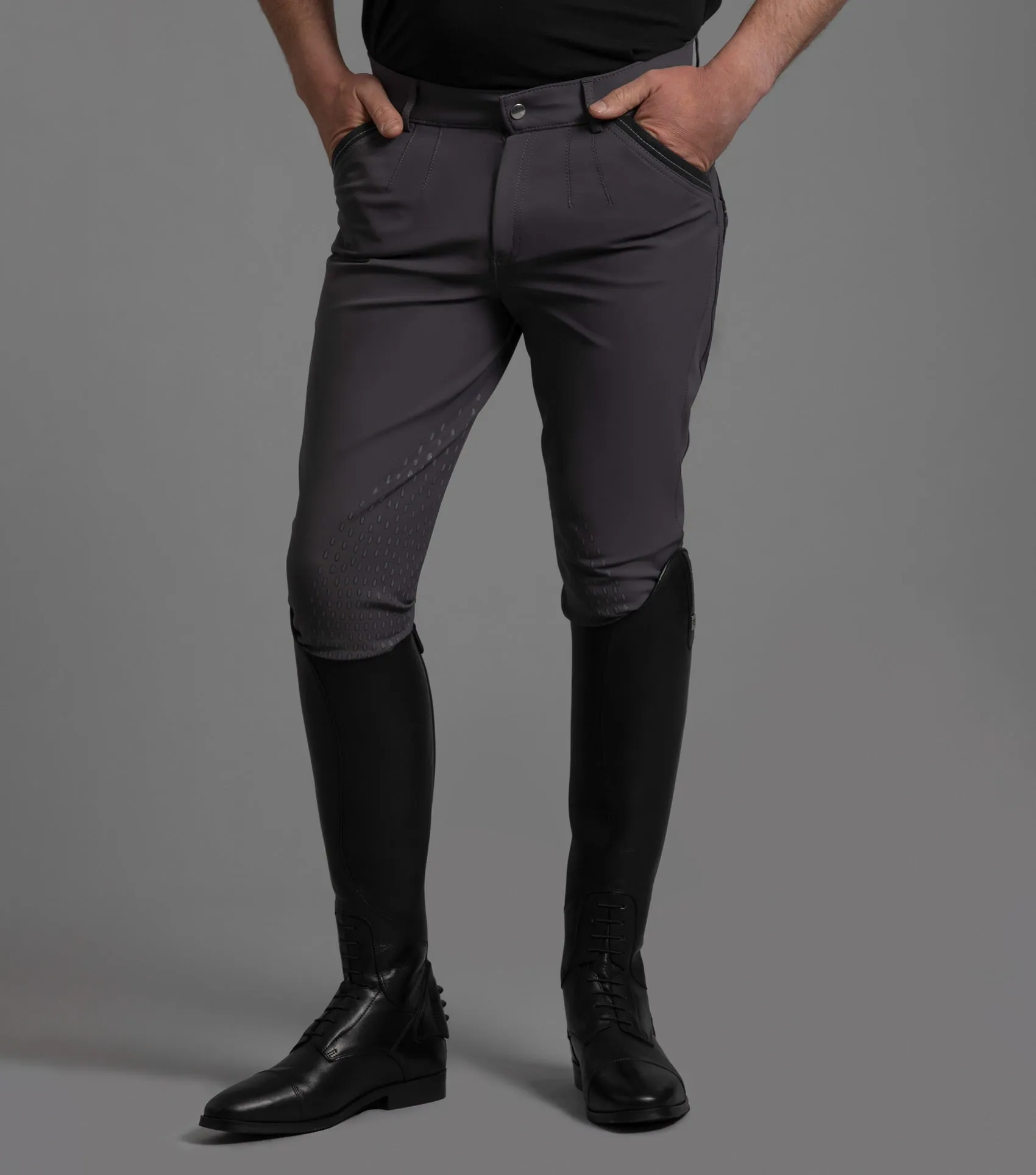 Barusso Men's Gel Knee Breeches Anthracite