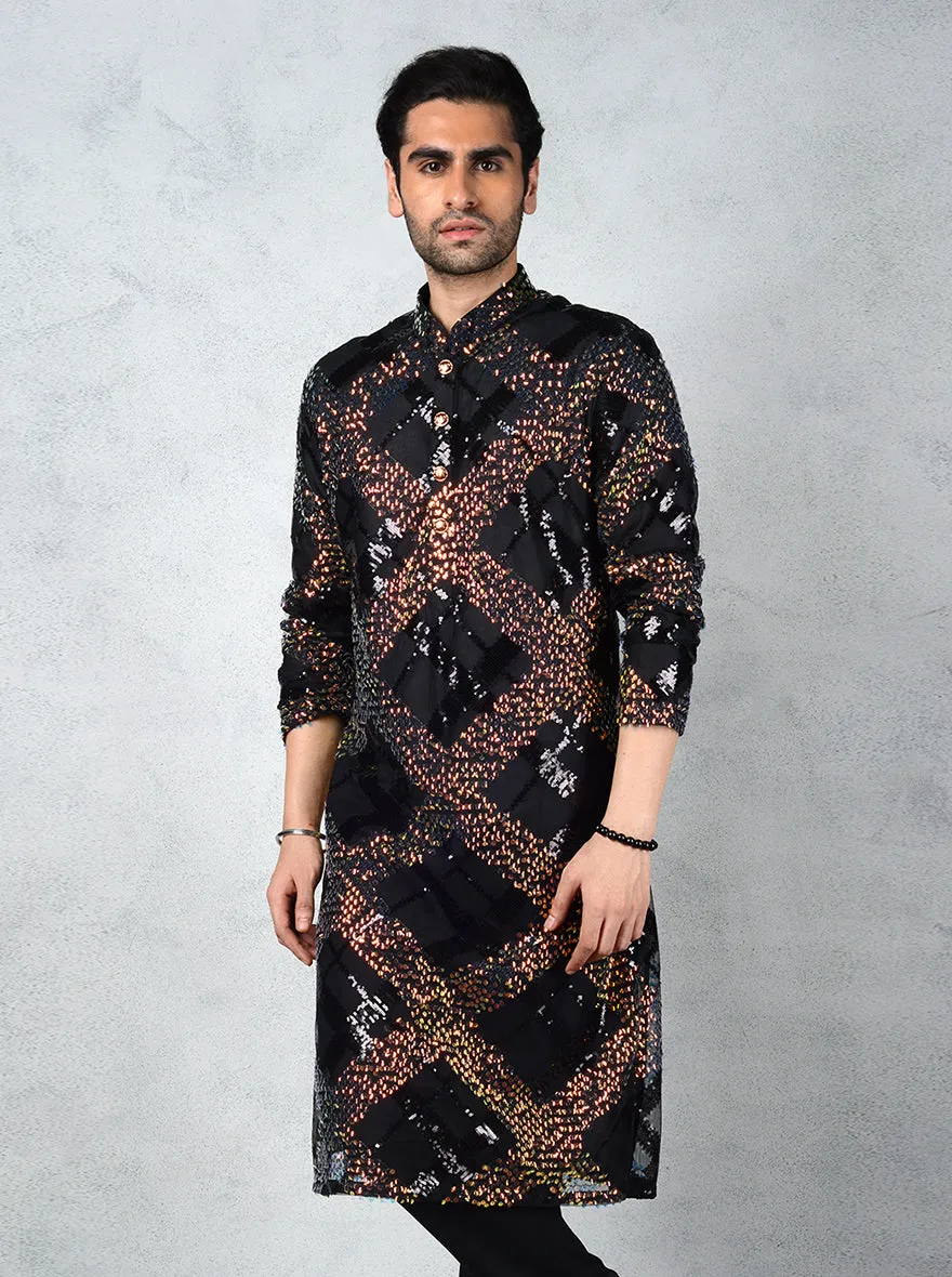 Black Kurta Pajama | Siddhesh Chauhan