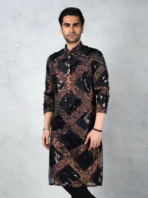 Black Kurta Pajama | Siddhesh Chauhan