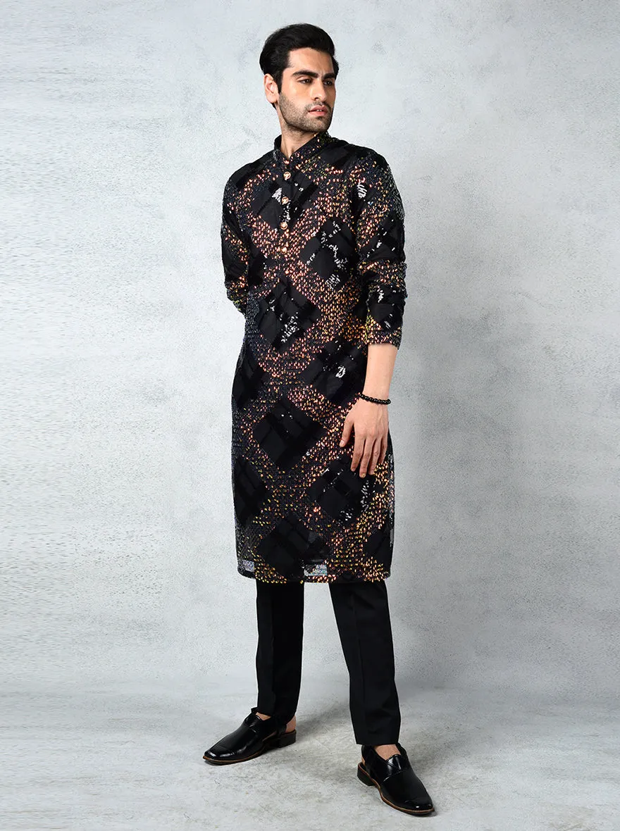 Black Kurta Pajama | Siddhesh Chauhan