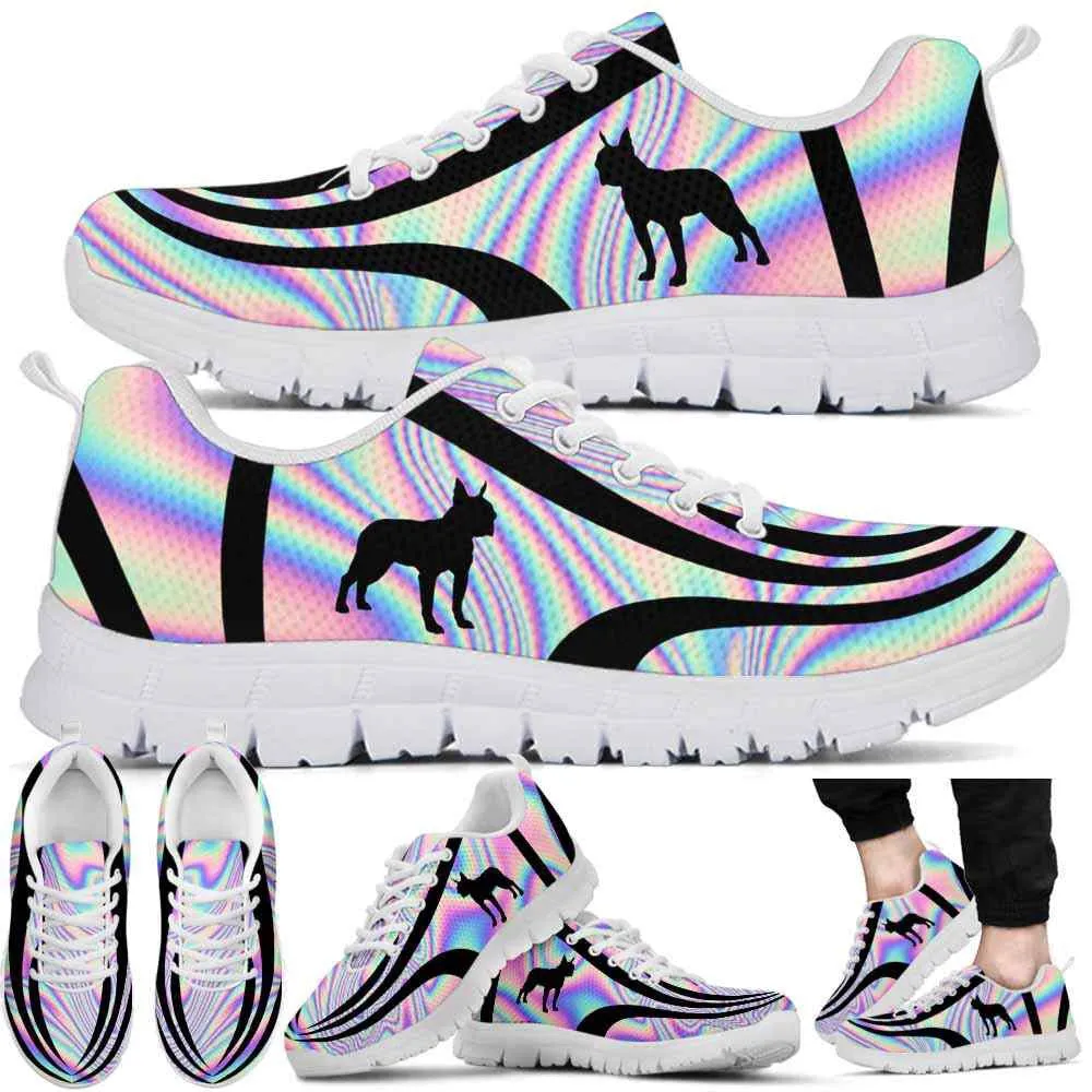 Boston Terrier Sneaker, Boston Terrier Dog Lovers Sneakers Gym Running Shoes Gift For Women Men, Boston Terrier Shoes