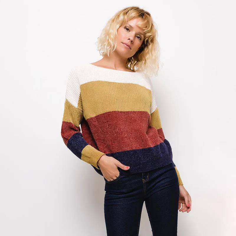 Carrie Colour Block Jumper