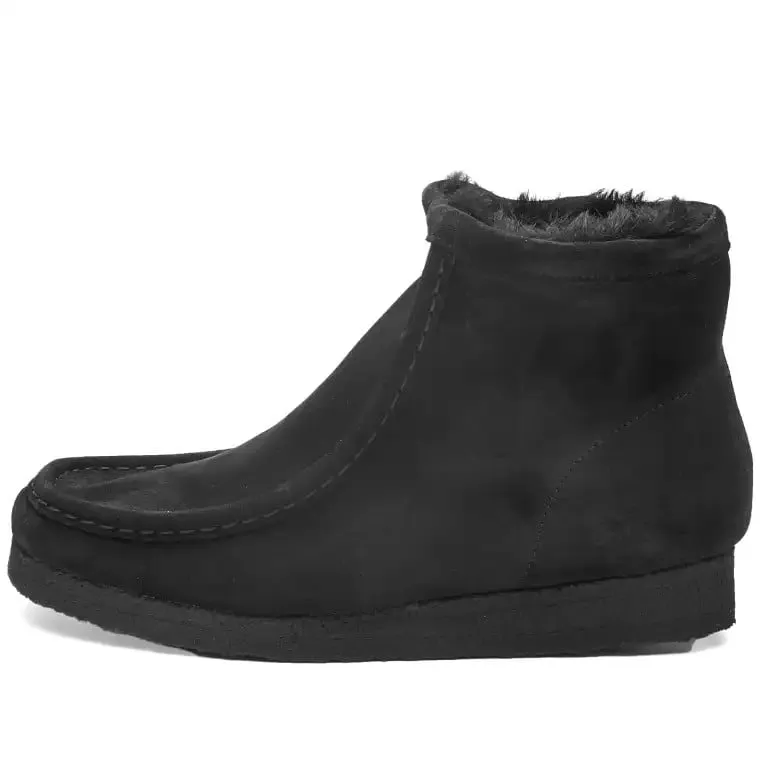 Clarks Originals Wallabee High Boots, Black