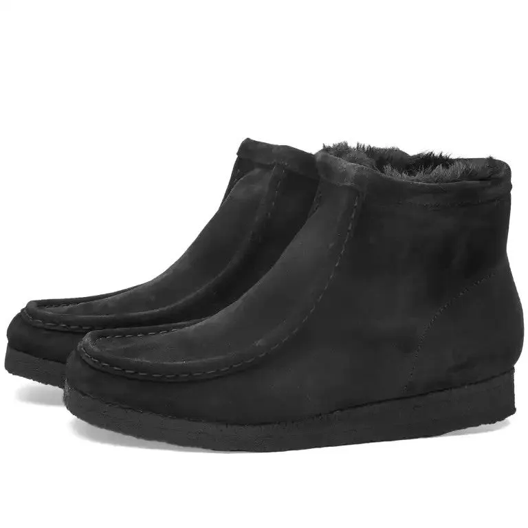 Clarks Originals Wallabee High Boots, Black