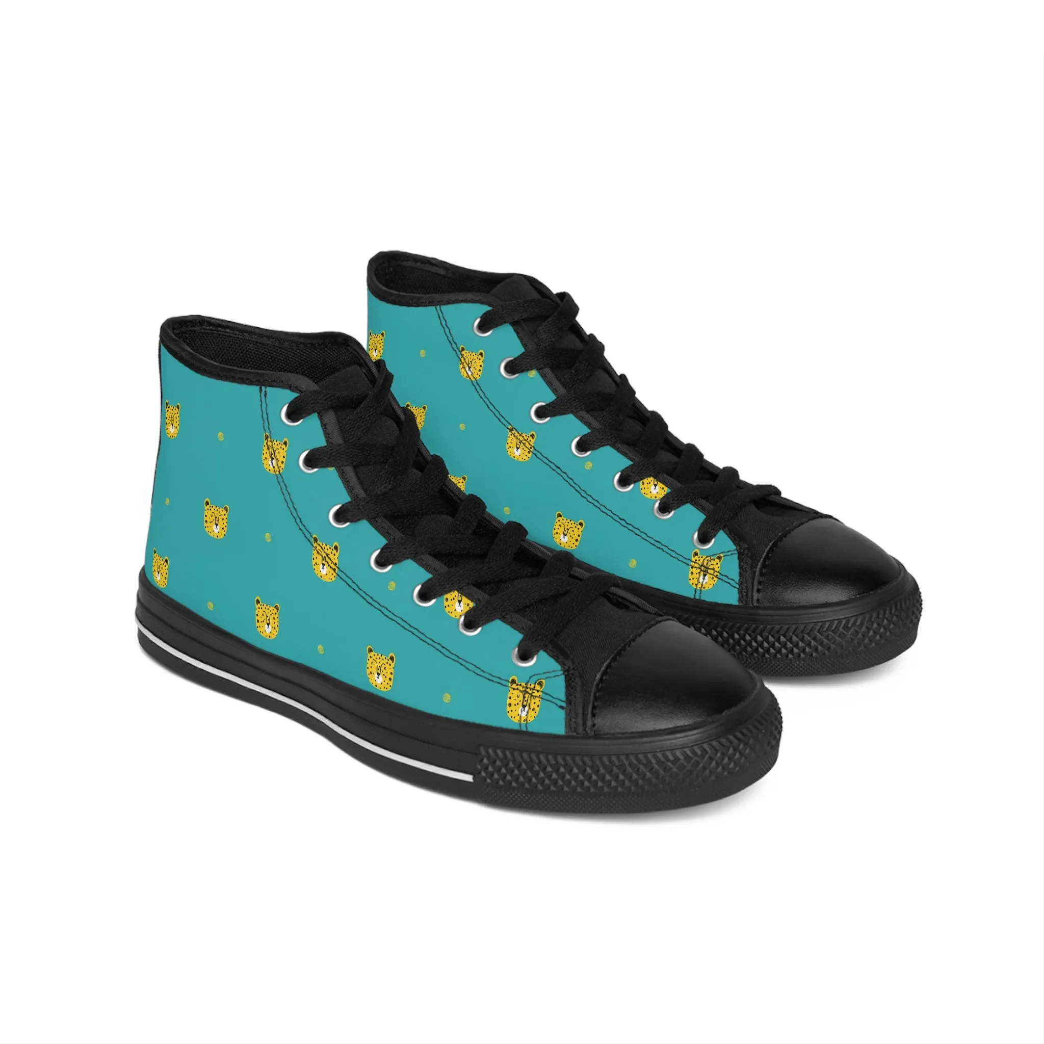 Cute Cheetah Men's Classic Sneakers