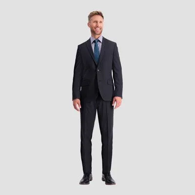 Haggar H26 Men's Button Up Slim-Fit Suit Jacket Formal Slim Fit