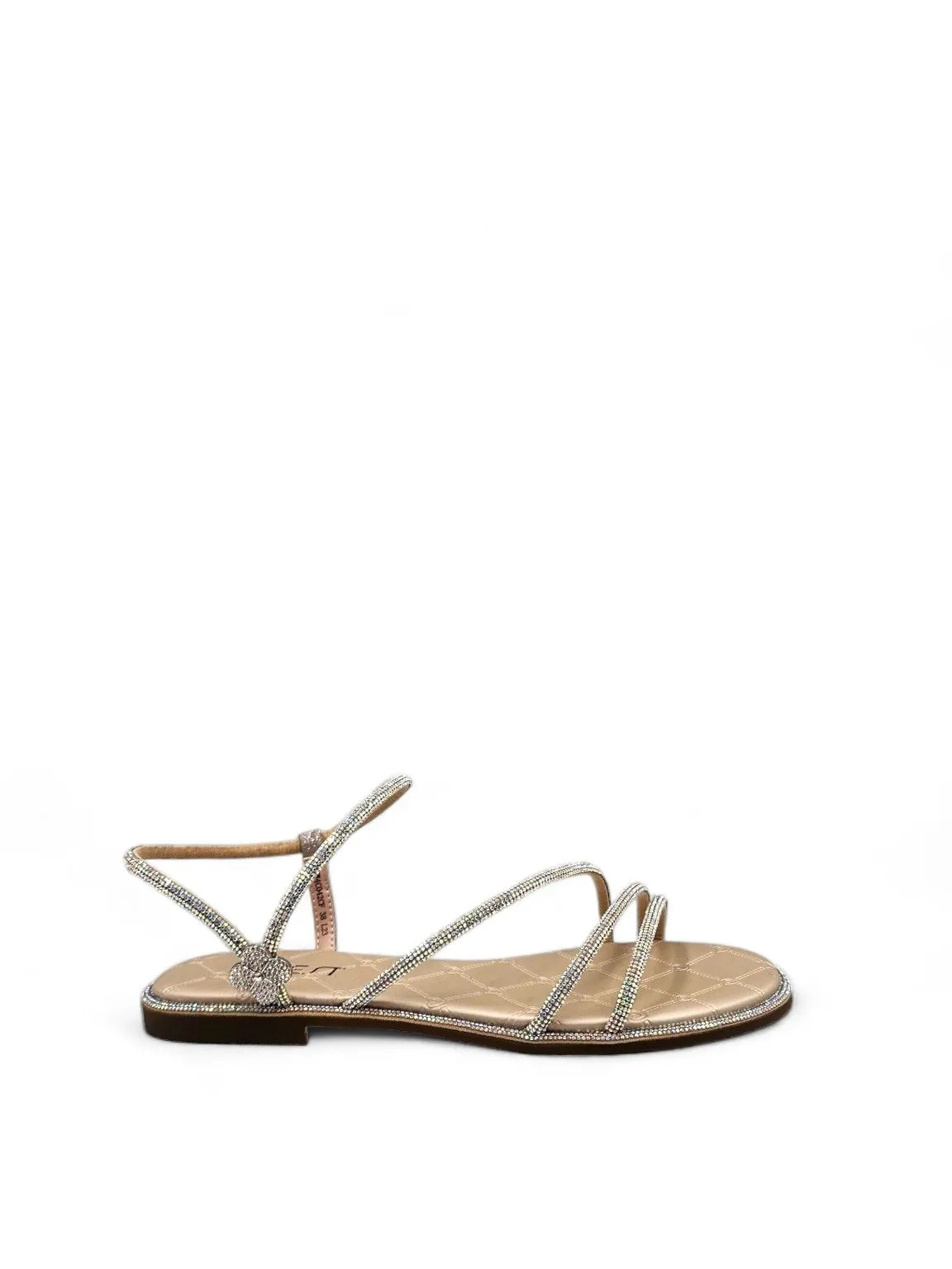 Jasmine Elegantly Bejeweled Crystal Strap Sandal for Women