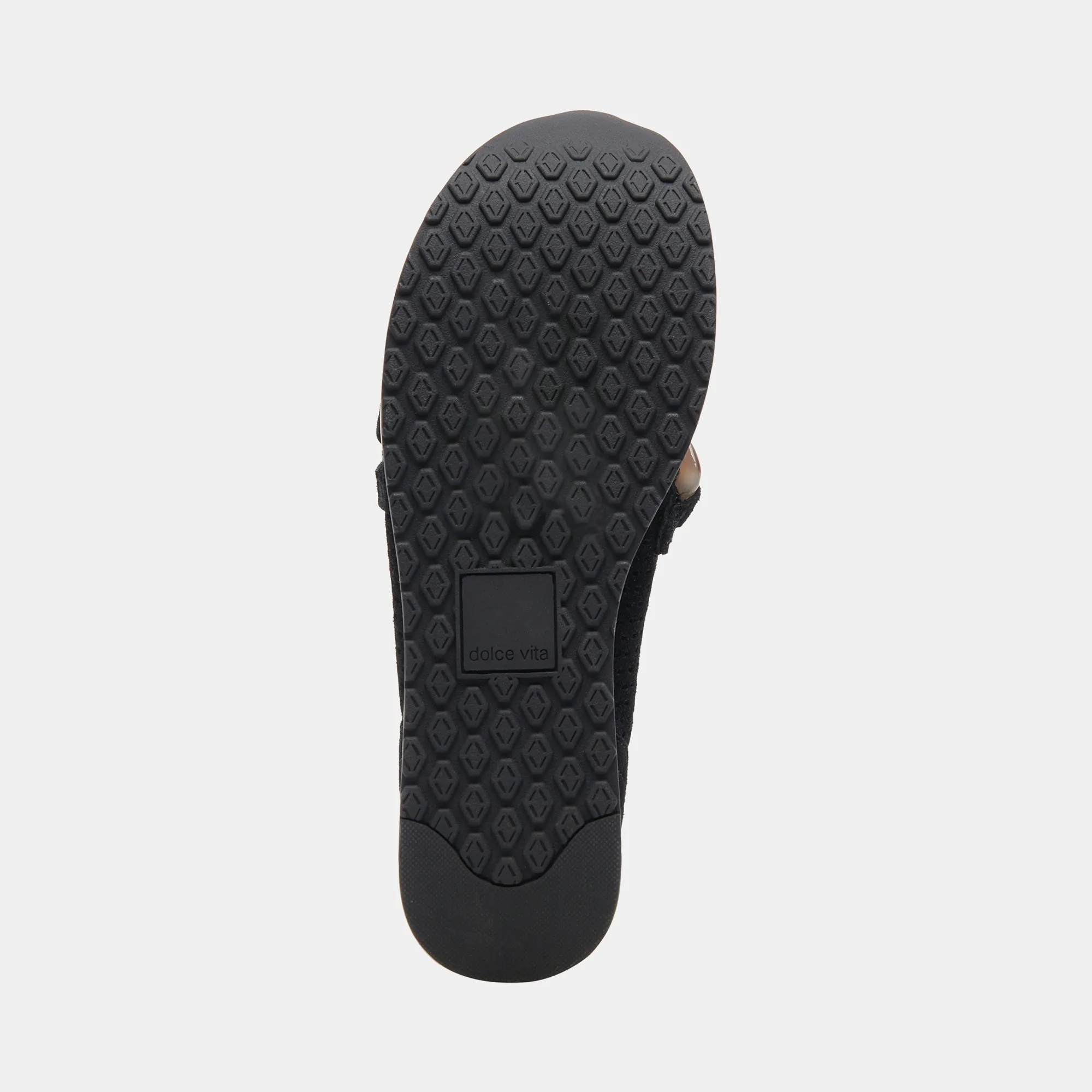 JHENEE PERFORATED SNEAKERS ONYX SUEDE