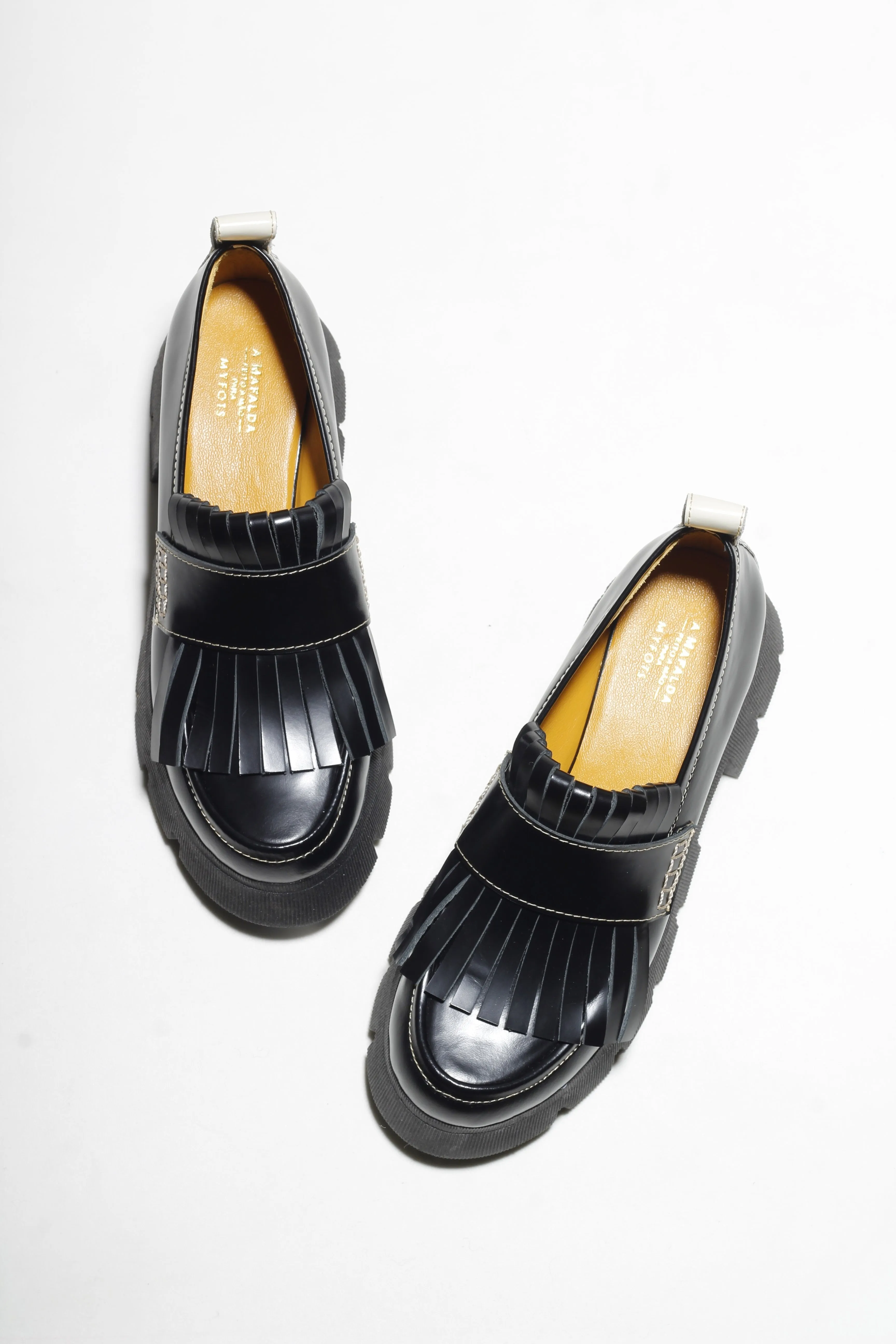 Joanna Black Chunky Loafer