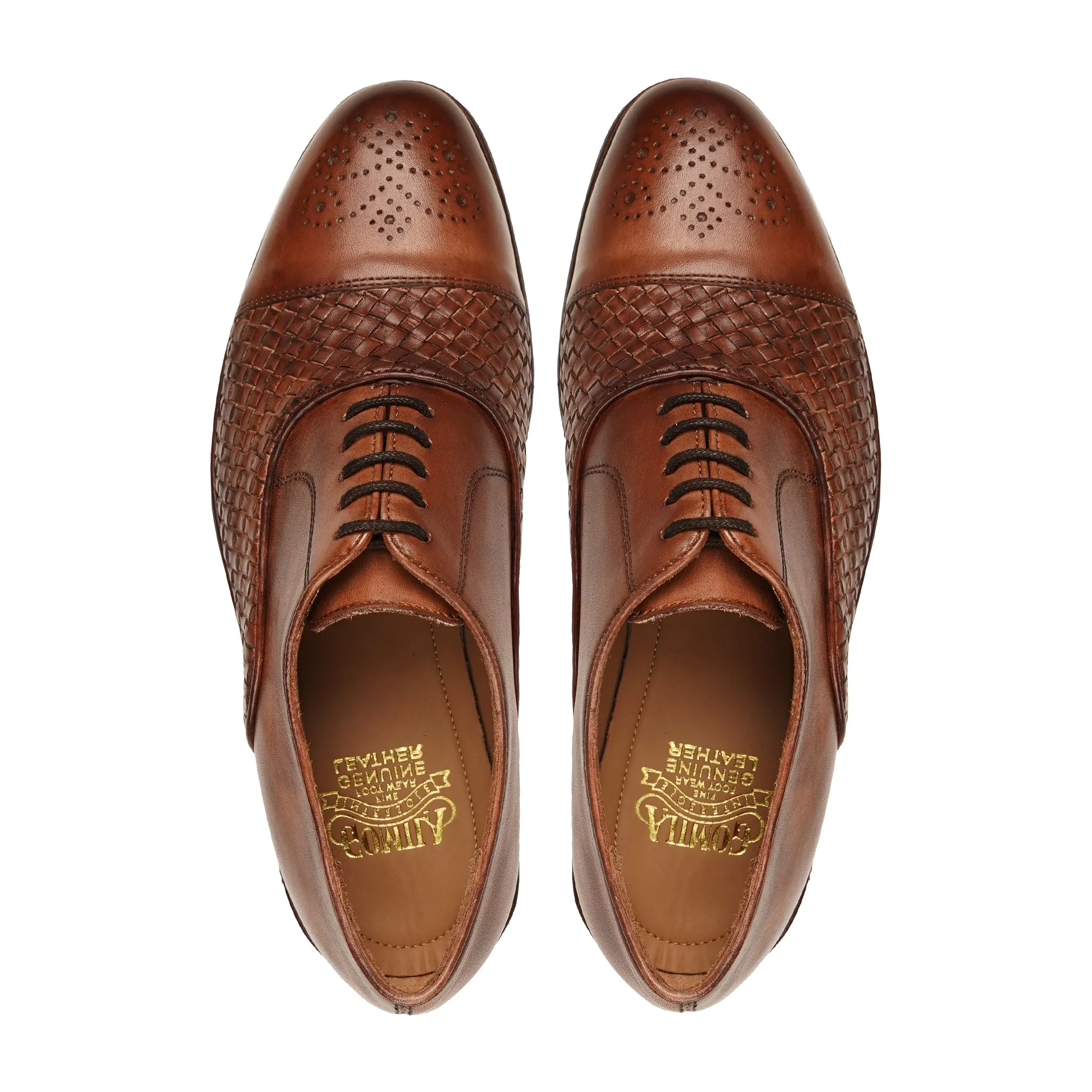 Kiruko - Men's Brown Calf Leather Oxford Shoe