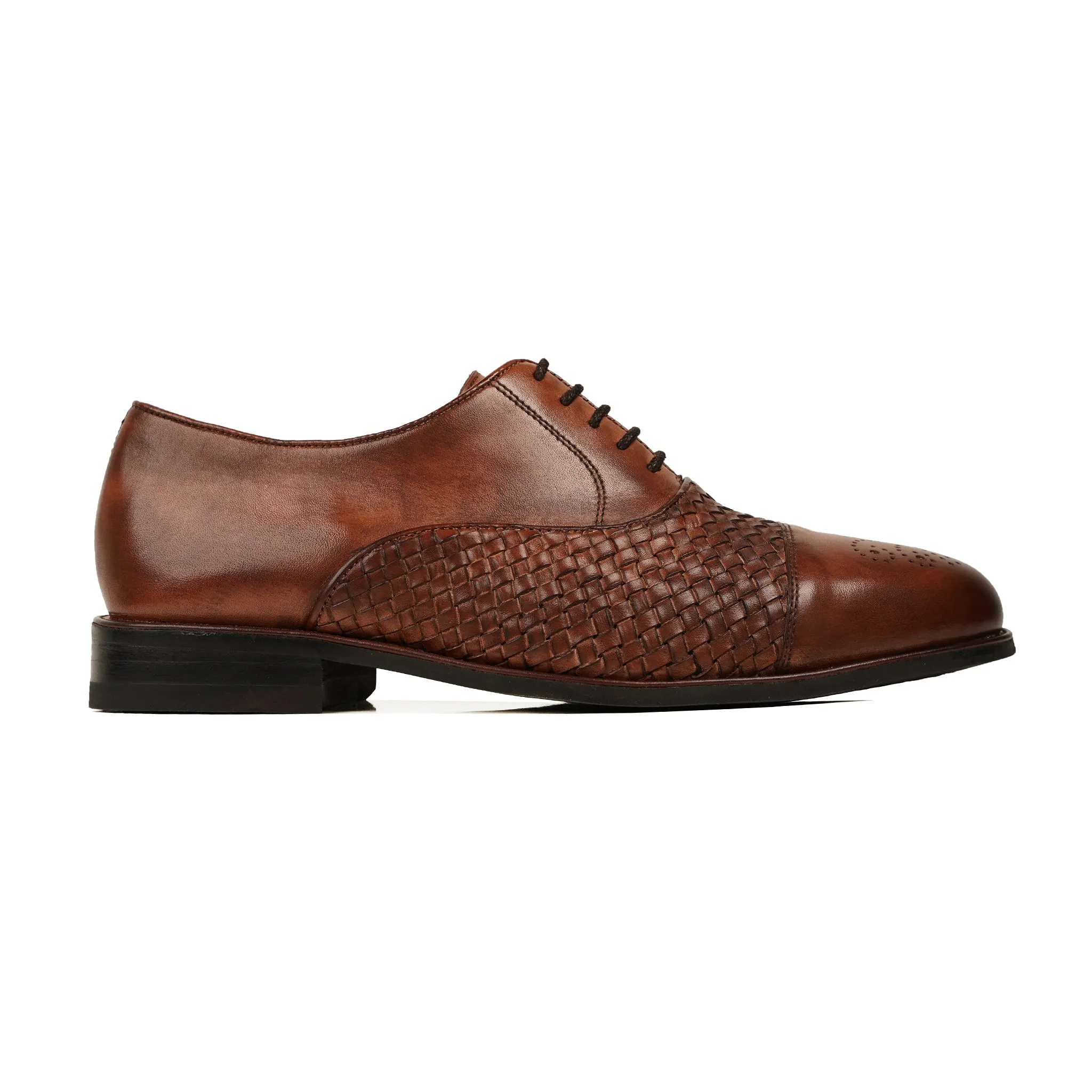 Kiruko - Men's Brown Calf Leather Oxford Shoe