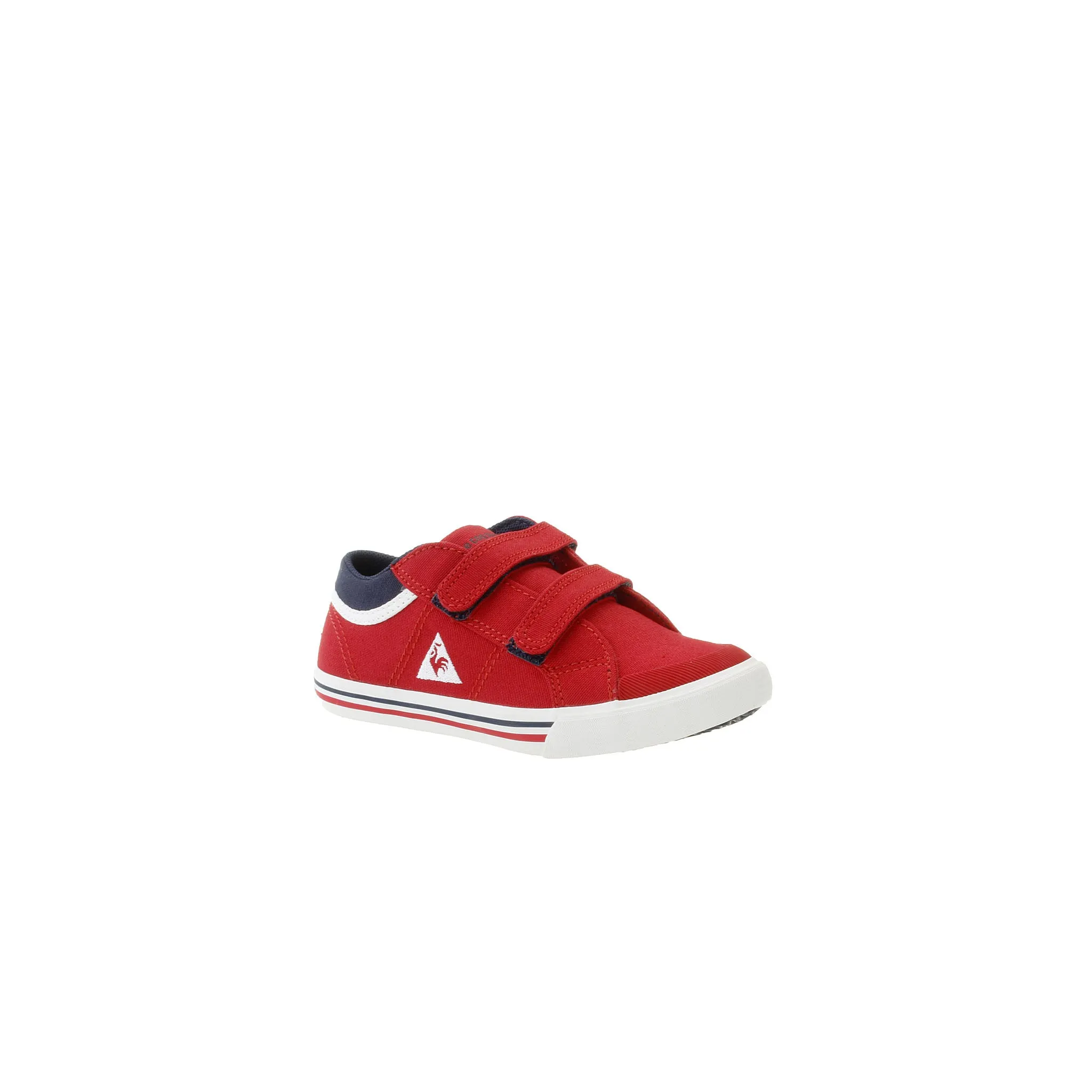 Le Coq Sportif Saint Gaetan PS CVS Strap Up Red Canvas Kids Plimsolls 1710121