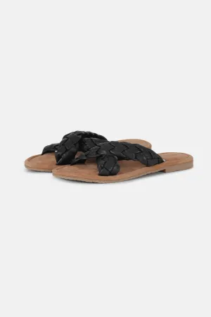 Leather Sandal - Black