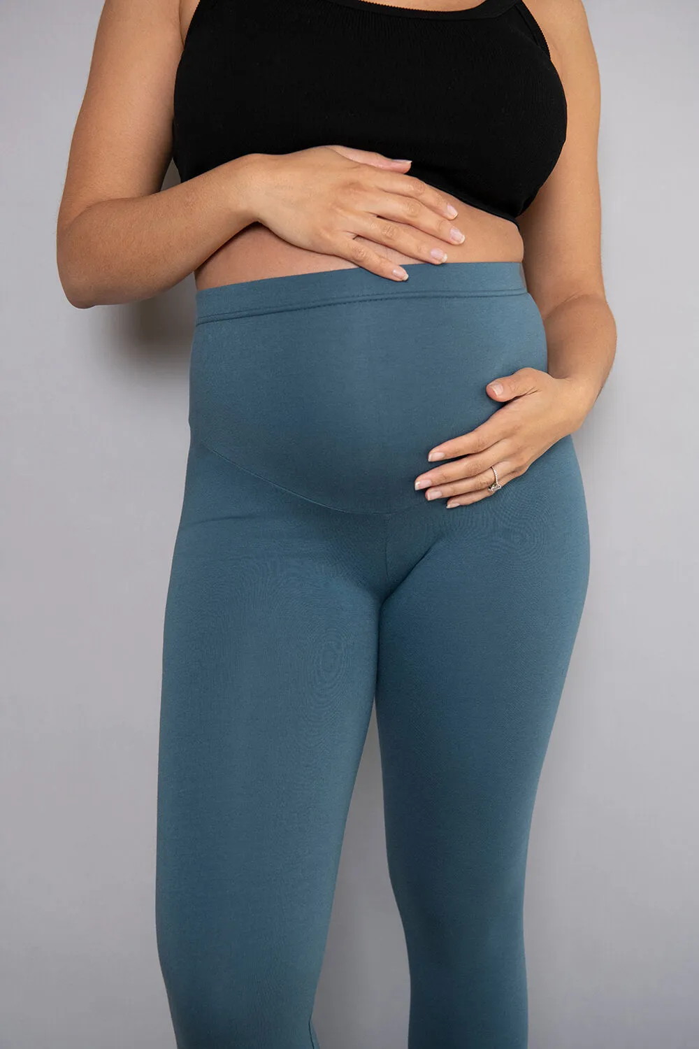 Maternity Everyday Leggings - Petrol Blue