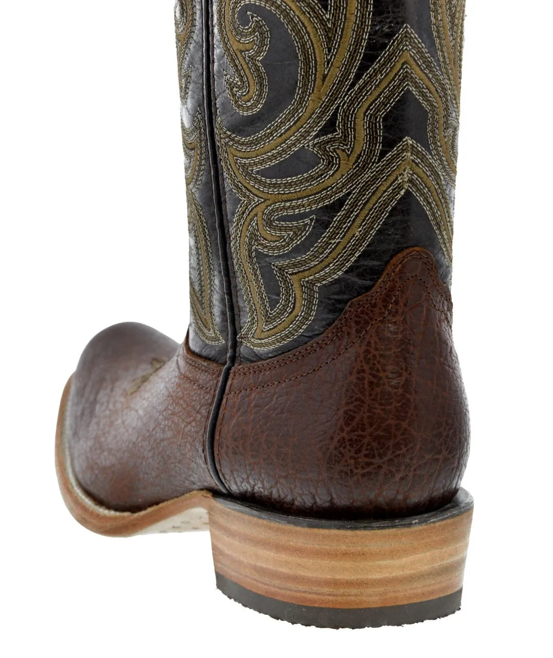 Mens Dakota Chedron Leather Cowboy Boots - Dubai Toe