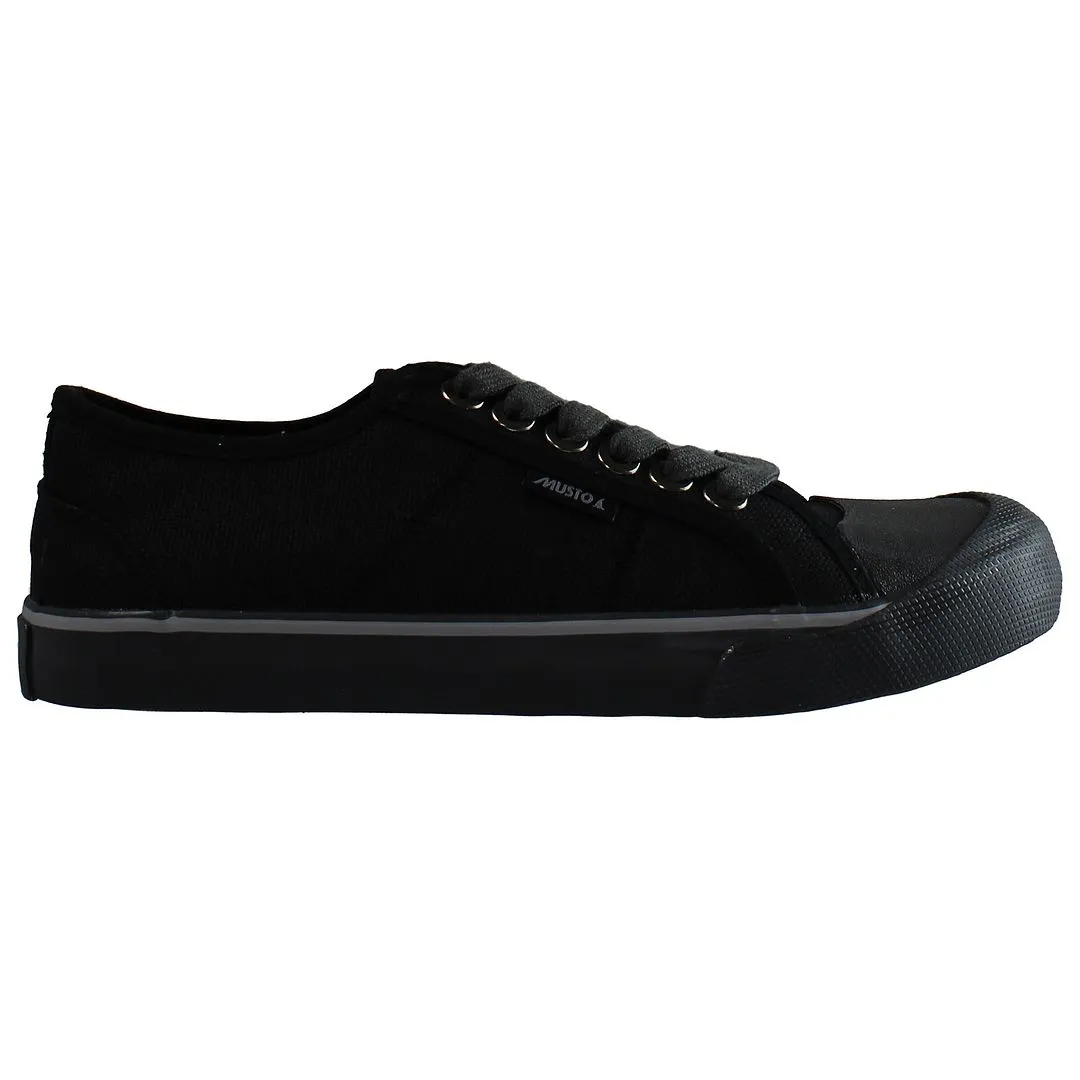 Musto LO Black Mens Plimsolls