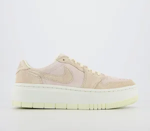 Nike Air Jordan 1 Trainers Elevate Low Sail Coconut Milk Trainers