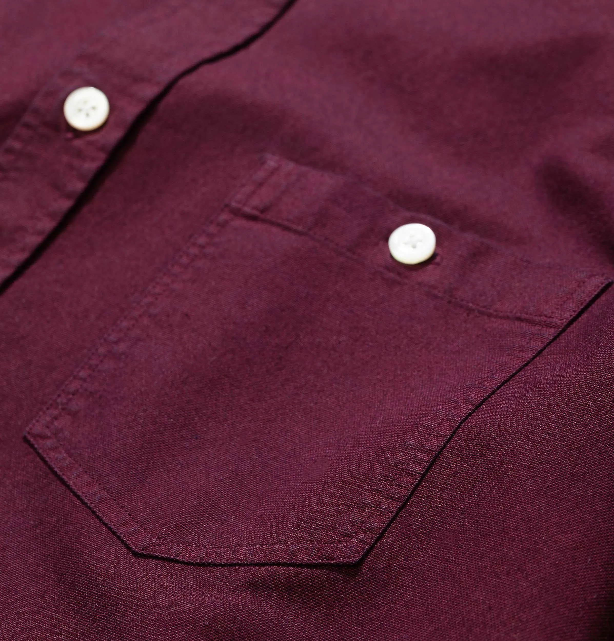 Norse Projects Anton Oxford Shirt – Mulberry Red