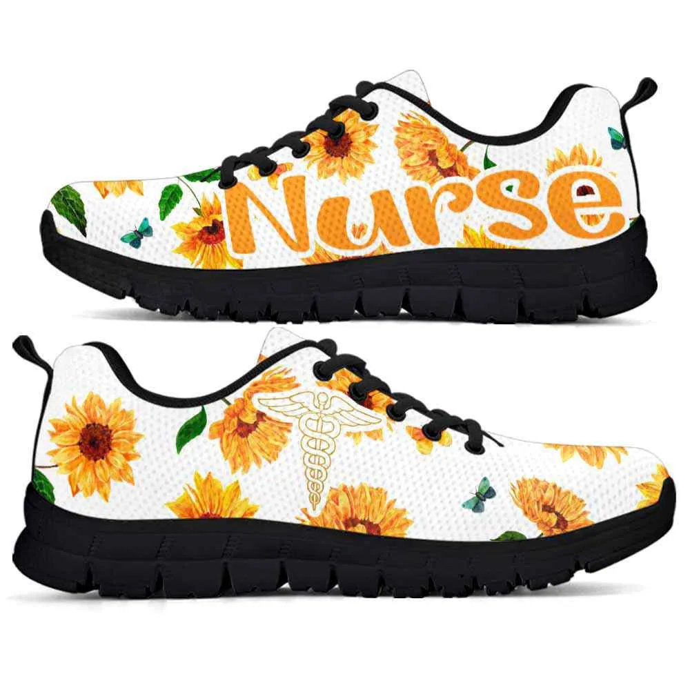 Nurse Sneaker, Nurse Sneakers Running Shoes Gift For Men Women, Sunflower Mens Womens Shoes, Best Shoes For Nurses