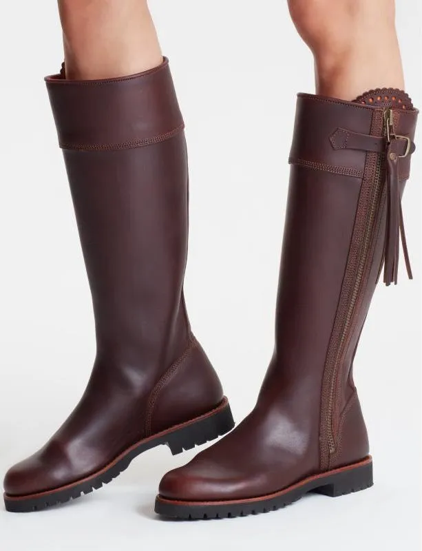 PENELOPE CHILVERS Standard Tassel Boots - Leather - Conker