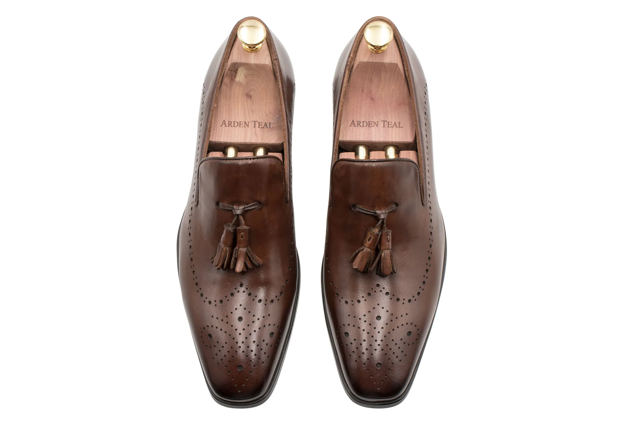 Pergamino Pecan Tassel Loafer