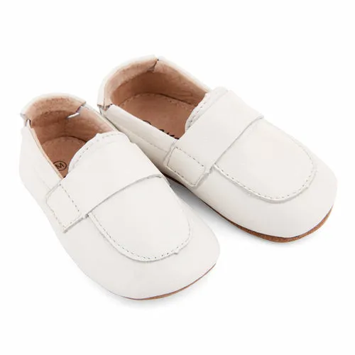 Pre Walker Oliver Leather Loafers White by SKEANIE