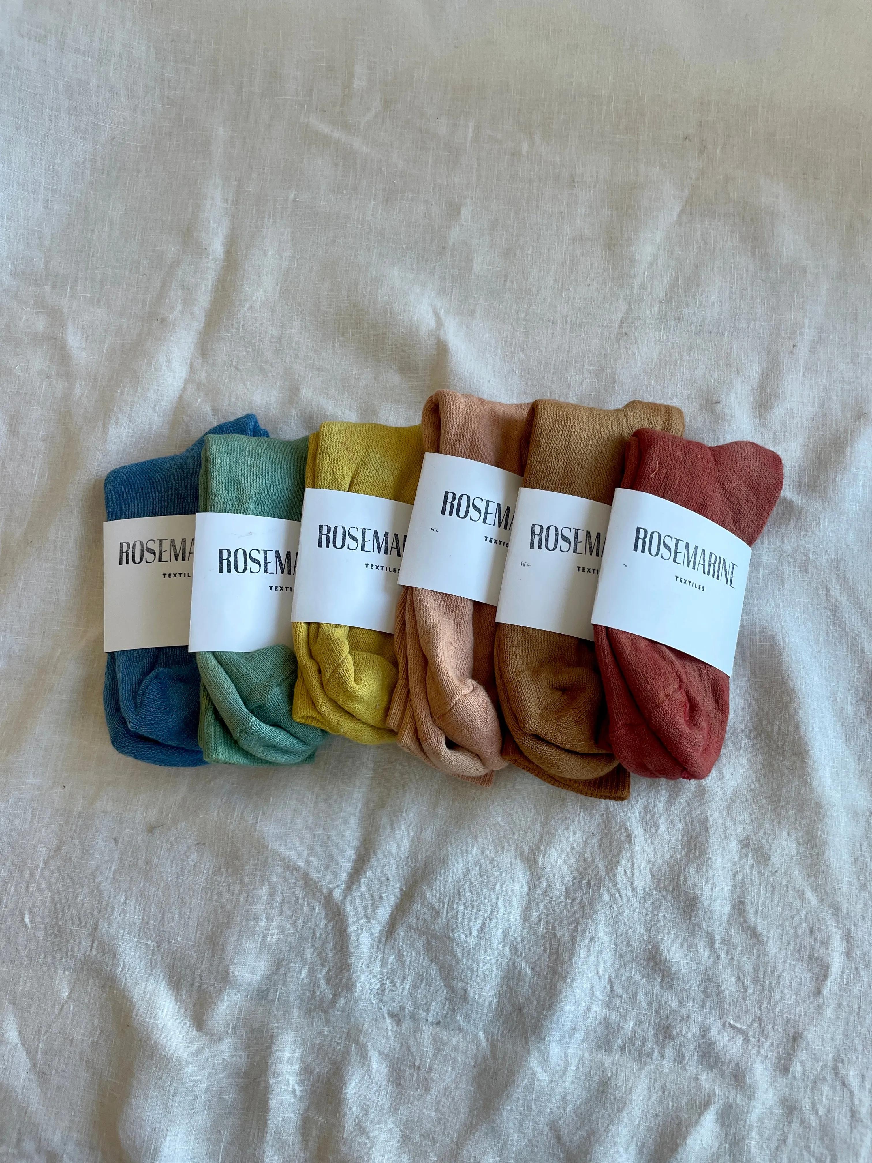 Red Organic Cotton Plant Dyed Socks