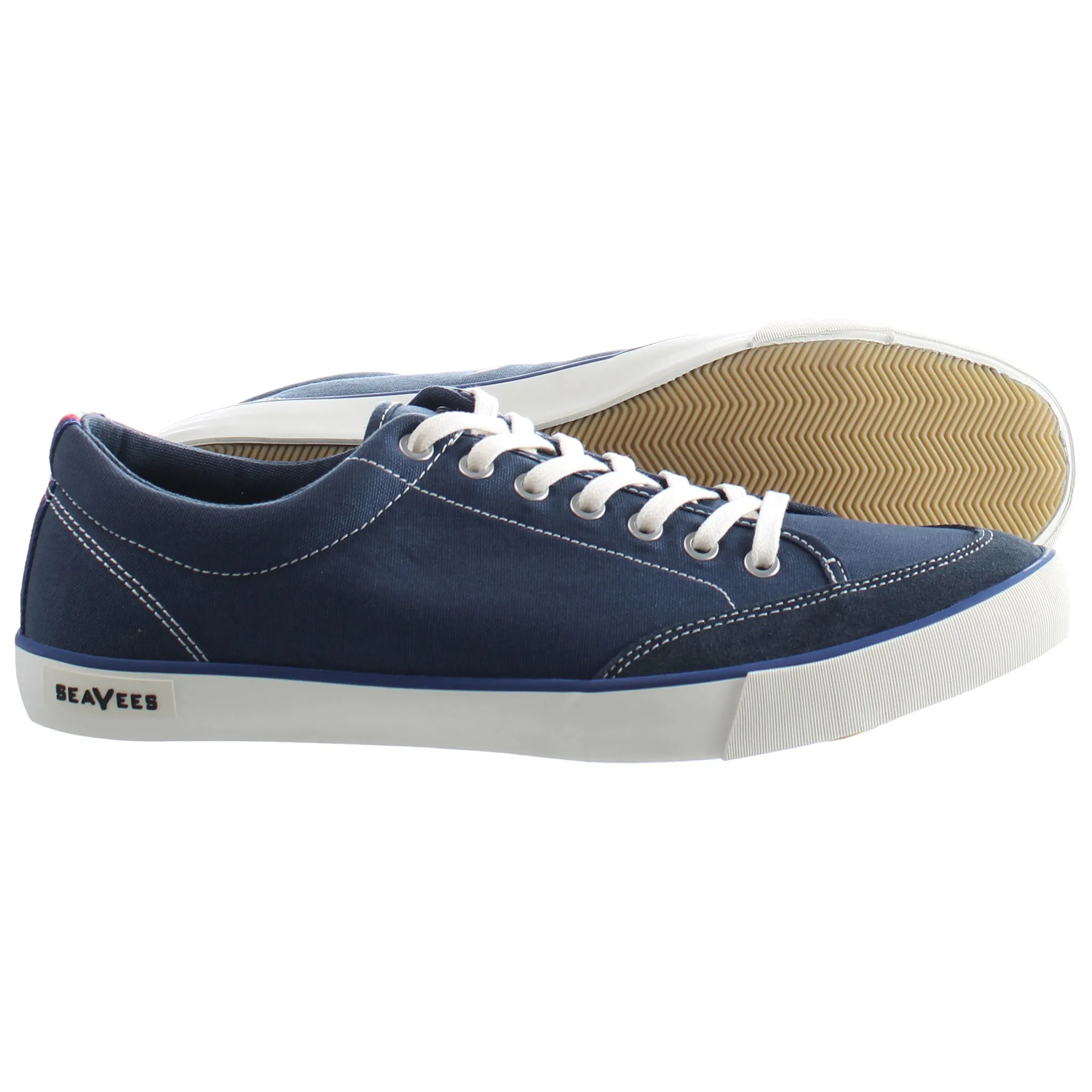 Seavees Westwood Blue Mens Plimsolls