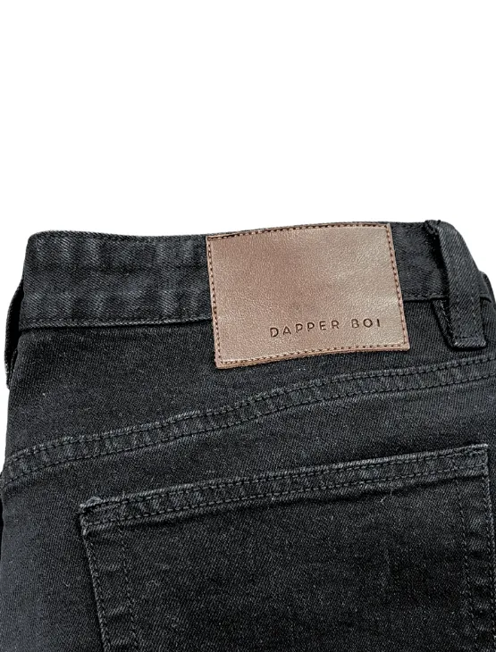 Slim-Straight, Premium Black Stretch Jeans