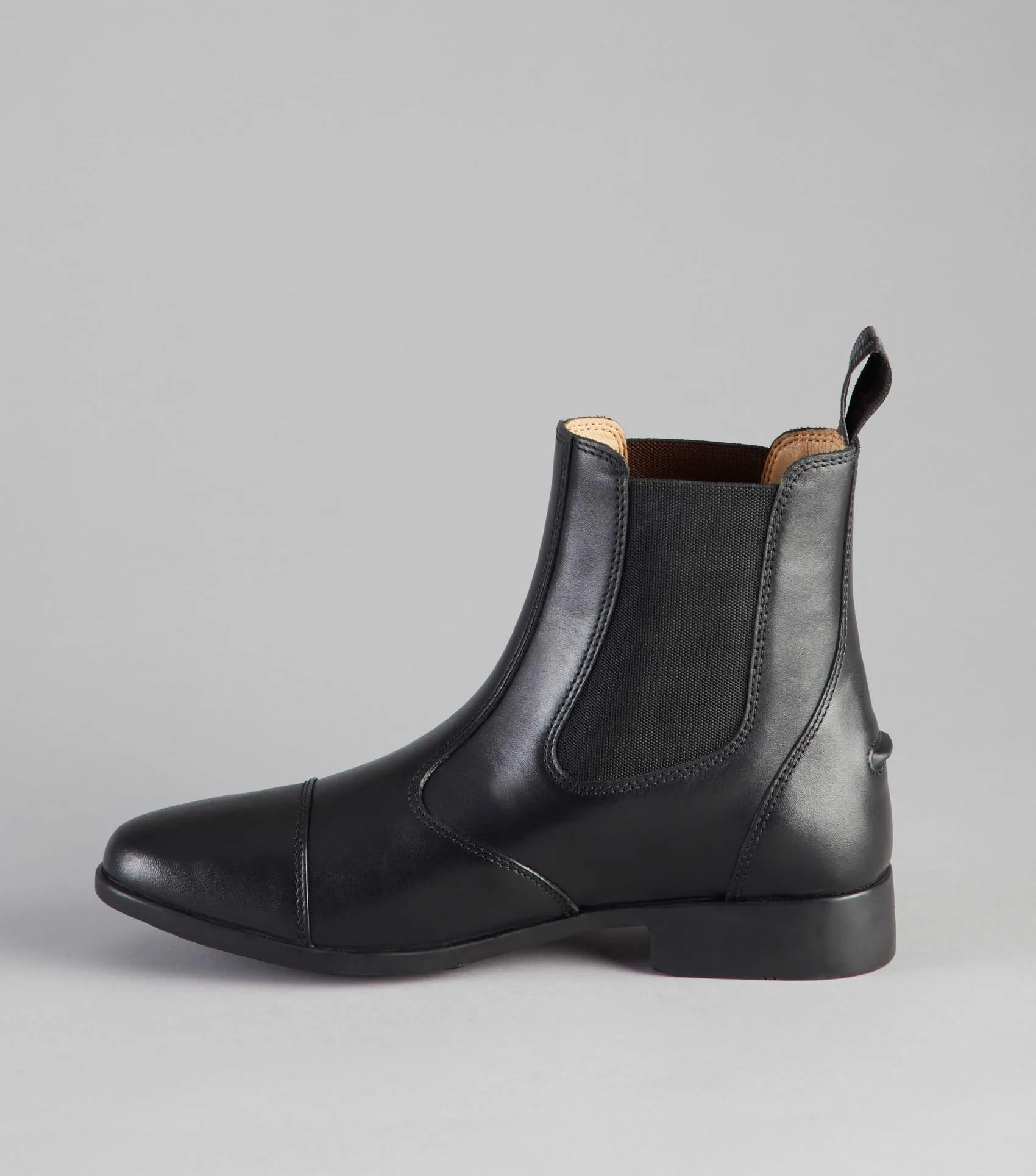 Torlano Leather Chelsea Paddock Boot Black