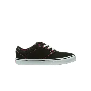 Vans Atwood Lace-Up Black Canvas Kids Plimsolls K2UDDC