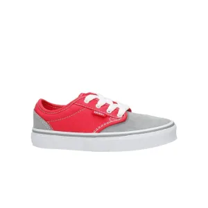 Vans Atwood Two Tone Lace-Up Pink Canvas Kids Plimsolls K2UC73