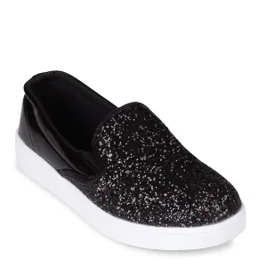 Wanted "Spangle" Slip On Glitter Detailing Sneaker