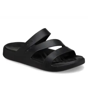 Womens Getaway Strappy in Black by Crocs